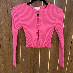 Urban Outfitters Ribbed Cutout Crop Top – Size S